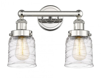 Bell - 2 Light - 14 inch - Polished Nickel - Bath Vanity Light (3442|616-2W-PN-G513)