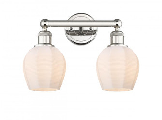Norfolk - 2 Light - 15 inch - Polished Nickel - Bath Vanity Light (3442|616-2W-PN-G461-6)