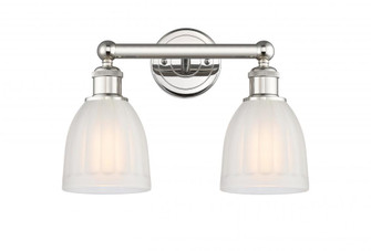 Brookfield - 2 Light - 15 inch - Polished Nickel - Bath Vanity Light (3442|616-2W-PN-G441)