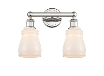 Ellery - 2 Light - 14 inch - Polished Nickel - Bath Vanity Light (3442|616-2W-PN-G391)