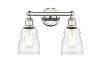 Ellery - 2 Light - 14 inch - Polished Nickel - Bath Vanity Light (3442|616-2W-PN-G392)