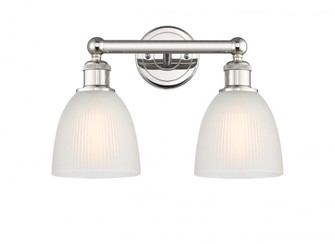 Castile - 2 Light - 15 inch - Polished Nickel - Bath Vanity Light (3442|616-2W-PN-G381)