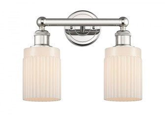 Hadley - 2 Light - 14 inch - Polished Nickel - Bath Vanity Light (3442|616-2W-PN-G341)