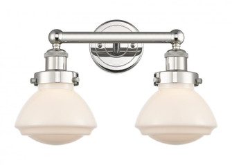 Olean - 2 Light - 16 inch - Polished Nickel - Bath Vanity Light (3442|616-2W-PN-G321)