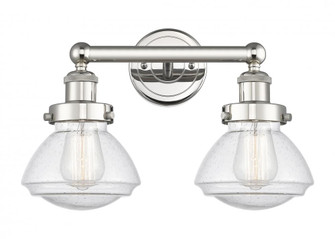 Olean - 2 Light - 16 inch - Polished Nickel - Bath Vanity Light (3442|616-2W-PN-G324)