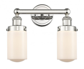 Dover - 2 Light - 14 inch - Polished Nickel - Bath Vanity Light (3442|616-2W-PN-G311)