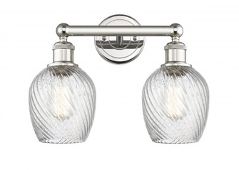 Salina - 2 Light - 15 inch - Polished Nickel - Bath Vanity Light (3442|616-2W-PN-G292)