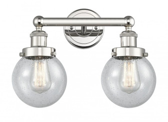 Beacon - 2 Light - 15 inch - Polished Nickel - Bath Vanity Light (3442|616-2W-PN-G204-6)