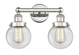 Beacon - 2 Light - 15 inch - Polished Nickel - Bath Vanity Light (3442|616-2W-PN-G202-6)