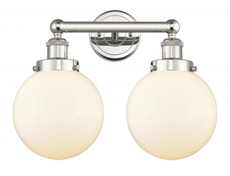 Beacon - 2 Light - 17 inch - Polished Nickel - Bath Vanity Light (3442|616-2W-PN-G201-8)