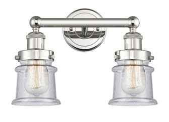 Canton - 2 Light - 14 inch - Polished Nickel - Bath Vanity Light (3442|616-2W-PN-G184S)