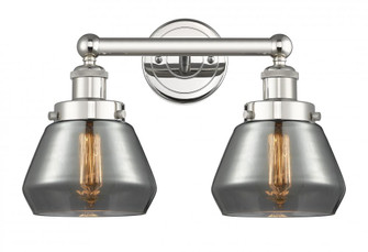 Fulton - 2 Light - 16 inch - Polished Nickel - Bath Vanity Light (3442|616-2W-PN-G173)