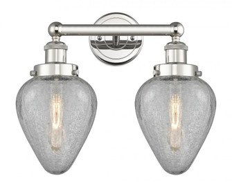 Geneseo - 2 Light - 16 inch - Polished Nickel - Bath Vanity Light (3442|616-2W-PN-G165)