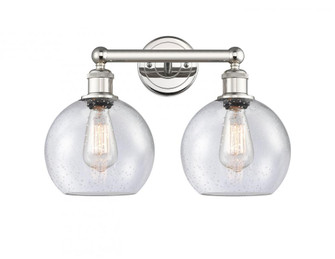 Athens - 2 Light - 17 inch - Polished Nickel - Bath Vanity Light (3442|616-2W-PN-G124-8)