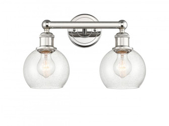 Athens - 2 Light - 15 inch - Polished Nickel - Bath Vanity Light (3442|616-2W-PN-G124-6)