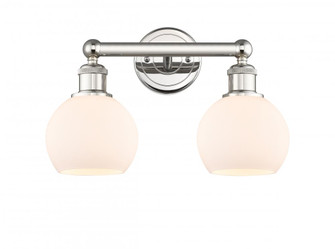 Athens - 2 Light - 15 inch - Polished Nickel - Bath Vanity Light (3442|616-2W-PN-G121-6)