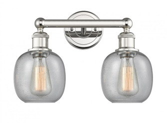 Belfast - 2 Light - 15 inch - Polished Nickel - Bath Vanity Light (3442|616-2W-PN-G104)
