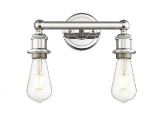 Edison - 2 Light - 11 inch - Polished Nickel - Bath Vanity Light (3442|616-2W-PN)