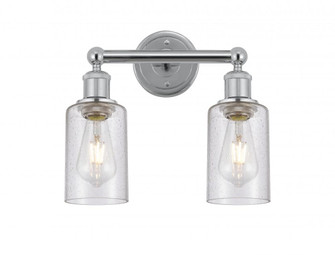 Clymer - 2 Light - 13 inch - Polished Chrome - Bath Vanity Light (3442|616-2W-PC-G804)