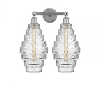 Cascade - 2 Light - 17 inch - Polished Chrome - Bath Vanity Light (3442|616-2W-PC-G672-8)