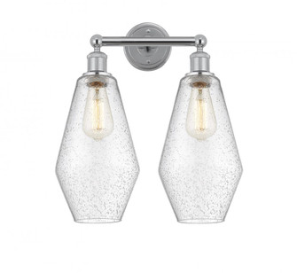 Cindyrella - 2 Light - 16 inch - Polished Chrome - Bath Vanity Light (3442|616-2W-PC-G654-7)