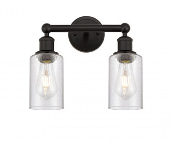 Clymer - 2 Light - 13 inch - Oil Rubbed Bronze - Bath Vanity Light (3442|616-2W-OB-G804)