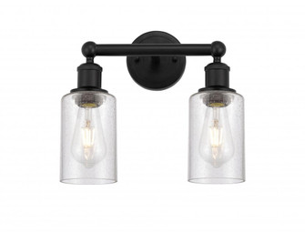 Clymer - 2 Light - 13 inch - Matte Black - Bath Vanity Light (3442|616-2W-BK-G804)