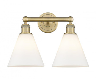 Berkshire - 2 Light - 17 inch - Brushed Brass - Bath Vanity Light (3442|616-2W-BB-GBC-81)