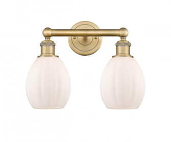 Eaton - 2 Light - 15 inch - Brushed Brass - Bath Vanity Light (3442|616-2W-BB-G81)