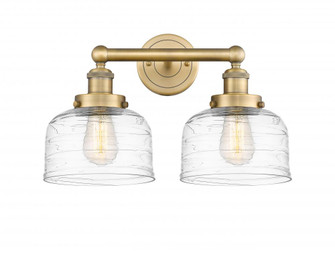 Bell - 2 Light - 17 inch - Brushed Brass - Bath Vanity Light (3442|616-2W-BB-G713)