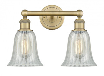 Hanover - 2 Light - 15 inch - Brushed Brass - Bath Vanity Light (3442|616-2W-BB-G2811)