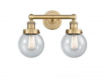 Beacon - 2 Light - 15 inch - Brushed Brass - Bath Vanity Light (3442|616-2W-BB-G204-6)