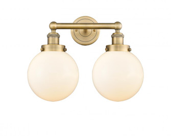 Beacon - 2 Light - 17 inch - Brushed Brass - Bath Vanity Light (3442|616-2W-BB-G201-8)