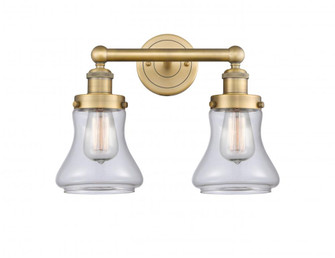 Bellmont - 2 Light - 15 inch - Brushed Brass - Bath Vanity Light (3442|616-2W-BB-G192)
