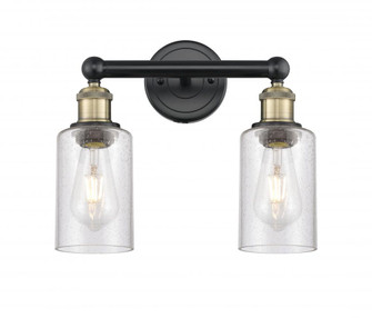 Clymer - 2 Light - 13 inch - Black Antique Brass - Bath Vanity Light (3442|616-2W-BAB-G804)