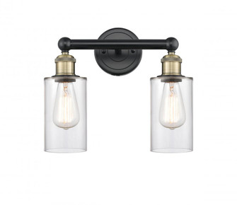 Clymer - 2 Light - 13 inch - Black Antique Brass - Bath Vanity Light (3442|616-2W-BAB-G802)