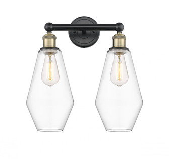 Cindyrella - 2 Light - 16 inch - Black Antique Brass - Bath Vanity Light (3442|616-2W-BAB-G652-7)