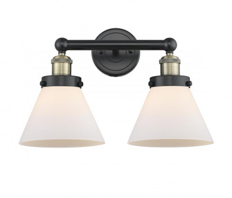 Cone - 2 Light - 17 inch - Black Antique Brass - Bath Vanity Light (3442|616-2W-BAB-G41)