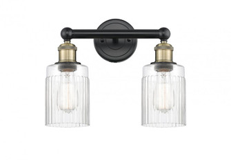 Hadley - 2 Light - 14 inch - Black Antique Brass - Bath Vanity Light (3442|616-2W-BAB-G342)