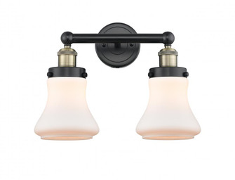 Bellmont - 2 Light - 15 inch - Black Antique Brass - Bath Vanity Light (3442|616-2W-BAB-G191)