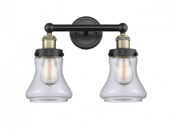 Bellmont - 2 Light - 15 inch - Black Antique Brass - Bath Vanity Light (3442|616-2W-BAB-G192)