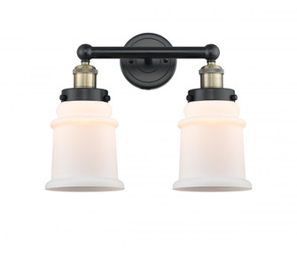 Canton - 2 Light - 15 inch - Black Antique Brass - Bath Vanity Light (3442|616-2W-BAB-G181)