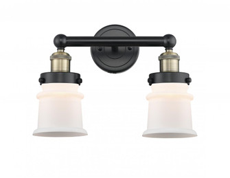 Canton - 2 Light - 14 inch - Black Antique Brass - Bath Vanity Light (3442|616-2W-BAB-G181S)