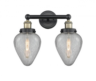 Geneseo - 2 Light - 16 inch - Black Antique Brass - Bath Vanity Light (3442|616-2W-BAB-G165)