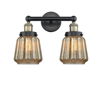 Chatham - 2 Light - 16 inch - Black Antique Brass - Bath Vanity Light (3442|616-2W-BAB-G146)
