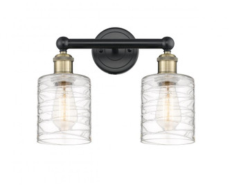 Cobbleskill - 2 Light - 14 inch - Black Antique Brass - Bath Vanity Light (3442|616-2W-BAB-G1113)