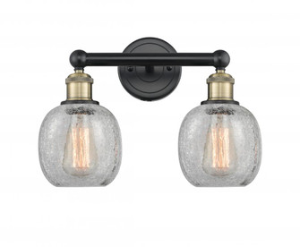 Belfast - 2 Light - 15 inch - Black Antique Brass - Bath Vanity Light (3442|616-2W-BAB-G105)