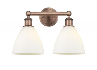Bristol - 2 Light - 17 inch - Antique Copper - Bath Vanity Light (3442|616-2W-AC-GBD-751)