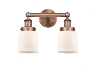 Bell - 2 Light - 14 inch - Antique Copper - Bath Vanity Light (3442|616-2W-AC-G51)
