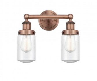 Dover - 2 Light - 14 inch - Antique Copper - Bath Vanity Light (3442|616-2W-AC-G314)